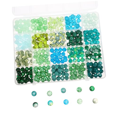 FIXOSHEE Grüne Glasperlen Fächer Große Loch Perlen für Schmuckherstellung DIY Armbänder Halsketten Frühling Sommer Bastelmaterialien FIXOSHEE Grüne Glasperlen Fächer Große Loch Perlen für Schmuckherstellung DIY Armbänder Halsketten Frühling Sommer Bastelmaterialien von FIXOSHEE