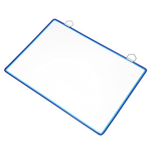 FIXOSHEE Hängende Dokumententasche Blau Transparenter Wand Organizer für Büro und Zuhause Praktischer Hängender Datei und Magazinhalter zur Wandorganisation Vielseitiger Aufbewahrungsbeutel von FIXOSHEE