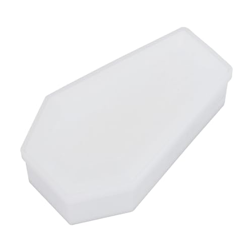 FIXOSHEE Halbtransparente Silikonform Halloween Sarg DIY Ornament Gießform für Kristallharz Schmuckbox Langlebiges Umweltfreundliches Bastelwerkzeug für Kreative Handarbeiten von FIXOSHEE