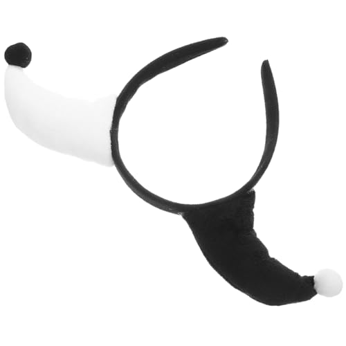 FIXOSHEE Halloween Clown Haarreif Karneval Kopfschmuck Leichtes Party Haarband Dunkel Rot für Mädchen Festival Cosplay von FIXOSHEE