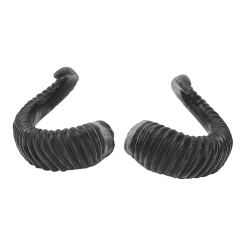 FIXOSHEE Halloween Deko Kopfband mit Schwarzen Mittleren Schafhornen Dekorativer Haarschmuck für Leicht Tragbar für Party Festival und Kostümveranstaltungen FIXOSHEE Halloween Deko Kopfband mit Schwarzen Mittleren Schafhornen Dekorativer Haarschmuck für Leicht Tragbar für Party Festival und Kostümveranstaltungen von FIXOSHEE