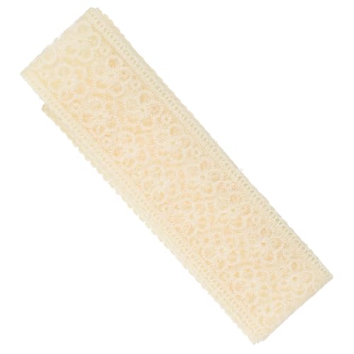 FIXOSHEE Handgemachte Spitzenborte für Kleidungsdekoration DIY Stickerei Spitzenband Eleganter Randbesatz für Hochzeitskleider Basteln und Näharbeiten Vielseitiges Spitzenband für Handwerk von FIXOSHEE