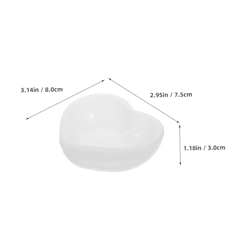 FIXOSHEE Herzförmige Kleine Aufbewahrungsbox Silikonform für Schmuck DIY Epoxidharz Gießform Dekoratives Tablett Vielseitige Schmuckschale für Ringe Ohrringe Halsketten von FIXOSHEE