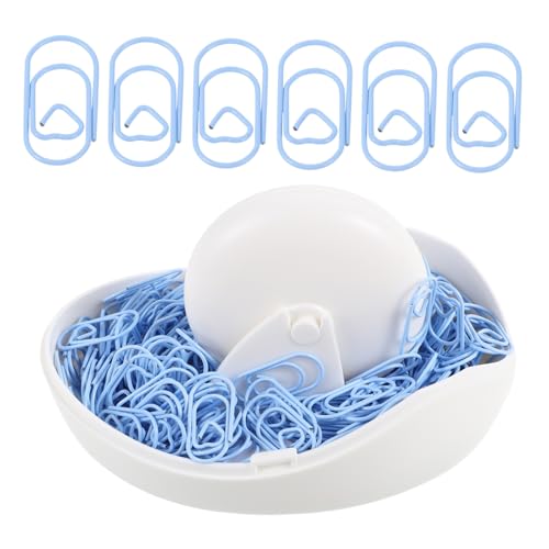 FIXOSHEE Herzförmige Magnetische Büroklammern Blau mit Magnetspender Kleine Papierklammer Box für Schreibtisch Schule Hochzeit Dekoration Praktischer Organizer für Büro und Zuhause FIXOSHEE Herzförmige Magnetische Büroklammern Blau mit Magnetspender Kleine Papierklammer Box für Schreibtisch Schule Hochzeit Dekoration Praktischer Organizer für Büro und Zuhause von FIXOSHEE