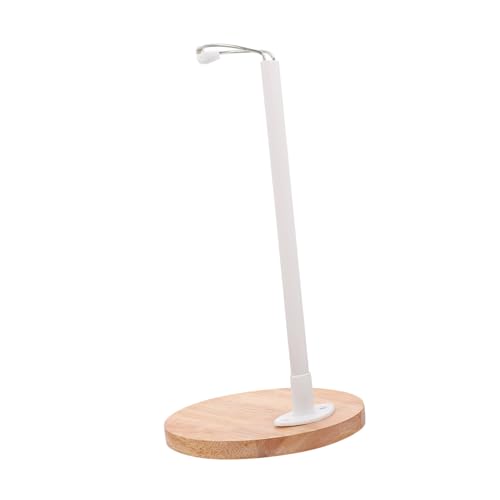FIXOSHEE Holz Puppenständer Verstellbar Stabile Puppenhalterung für Doll Display und Aufbewahrung Leichtes Puppenstützgestell für Puppenpräsentation und Kleidungswechsel von FIXOSHEE