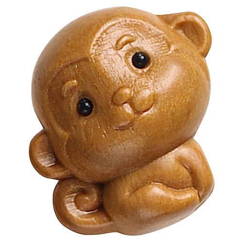 FIXOSHEE Holzfigur AFFE Anhänger DIY Bastelset Chinesisches Tierkreiszeichen AFFE Schlüsselanhänger Dekorativer Schreibtischdeko Handgefertigt aus Sandelholz FIXOSHEE Holzfigur AFFE Anhänger DIY Bastelset Chinesisches Tierkreiszeichen AFFE Schlüsselanhänger Dekorativer Schreibtischdeko Handgefertigt aus Sandelholz von FIXOSHEE