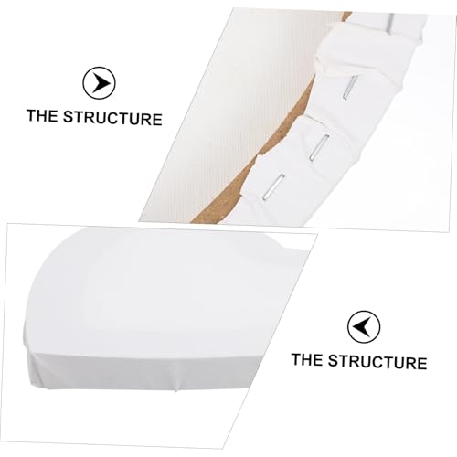 FIXOSHEE Keilrahmen Herzförmig Blanko Leinwand aus Baumwolle Strapazierfähiger DIY Malrahmen für Öl Acrylfarben Grundierte Malfläche Geeignet für Künstler und Anfänger von FIXOSHEE