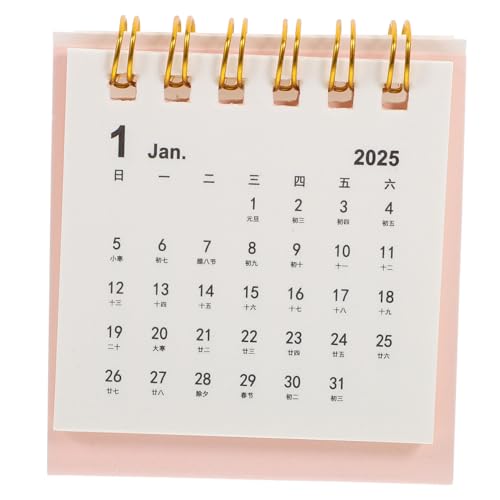 FIXOSHEE Kleiner Tischkalender Stehender Dekorativer Schreibtischkalender Praktisch Ästhetisch Vielseitig als Notizblock und Bürodekoration Geeignet FIXOSHEE Kleiner Tischkalender Stehender Dekorativer Schreibtischkalender Praktisch Ästhetisch Vielseitig als Notizblock und Bürodekoration Geeignet von FIXOSHEE