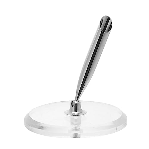 FIXOSHEE Kreativer Acryl Stifthalter mit Runder Basis für Unterschriften Dekoration für Hochzeiten und Besondere Anlässe Drehbar Design für Unvergessliche Erinnerungen von FIXOSHEE