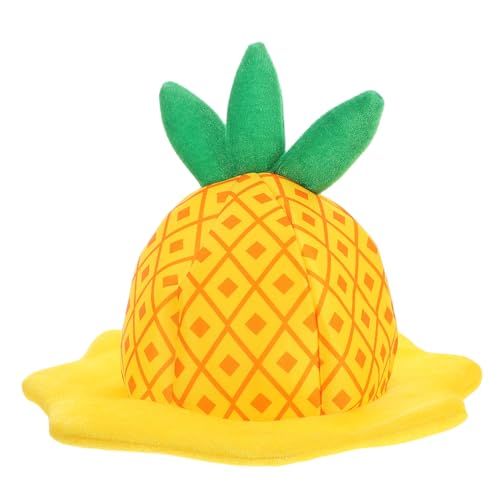 FIXOSHEE Lustiger Ananas Hut Erwachsene Elastischer Foto Requisite Partyhut Geburtstagsfeier Verkleidung Tanzendes Obst Zubehör Spaß Kopfbedeckung von FIXOSHEE