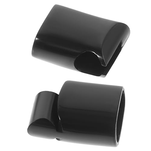 FIXOSHEE Magnetischer Schmuckverschluss Glänzend Schwarzer DIY Armband Verschluss Starker Magnetclip für Lederband Ketten Handliches Schmuckzubehör für Einfache Befestigung von FIXOSHEE