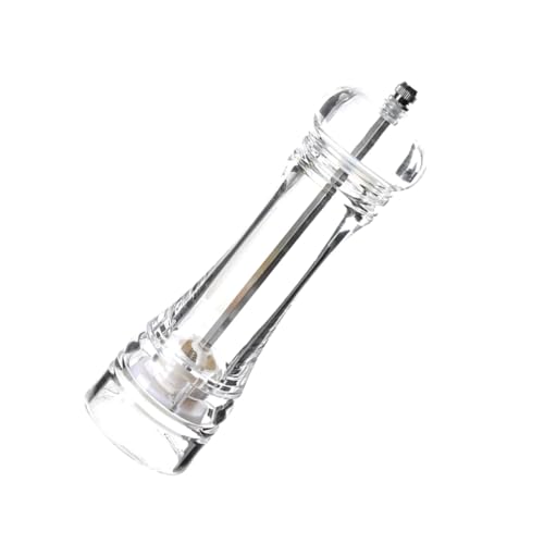 FIXOSHEE Manuelle transparente Salzmühle mit Einstellbarem Mahlgrad Präzises Keramikmahlwerk Transparent für Küche Grill Party und Vielseitig für Salz und Gewürze FIXOSHEE Manuelle transparente Salzmühle mit Einstellbarem Mahlgrad Präzises Keramikmahlwerk Transparent für Küche Grill Party und Vielseitig für Salz und Gewürze von FIXOSHEE