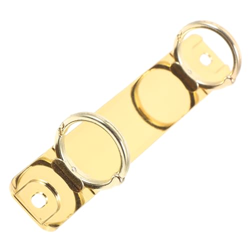 FIXOSHEE Metall Binder Spine Insert Abnehmbarer Ringbuchrücken für DIY Notizbuch O förmiger Goldener Metall Bindekamm für Büro und Zuhause Leicht und Tragbar FIXOSHEE Metall Binder Spine Insert Abnehmbarer Ringbuchrücken für DIY Notizbuch O förmiger Goldener Metall Bindekamm für Büro und Zuhause Leicht und Tragbar von FIXOSHEE