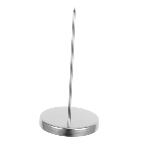FIXOSHEE Metall Tickethalter mit Chrombeschichtung Gerader Spike mit Rutschfestem Sockel Vielseitiger Bonhalter für Restaurants Küchen und Kassenzonen zur Einfachen Verwaltung von FIXOSHEE Metall Tickethalter mit Chrombeschichtung Gerader Spike mit Rutschfestem Sockel Vielseitiger Bonhalter für Restaurants Küchen und Kassenzonen zur Einfachen Verwaltung von von FIXOSHEE