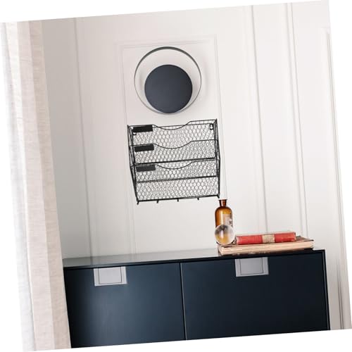 FIXOSHEE Metall Wandregal Drahtkorb Stufig Wandhalter Organizer für Zeitschriften Dokumente Prospekte Büro Schlafzimmer Wandmontage Platzsparend Modern FIXOSHEE Metall Wandregal Drahtkorb Stufig Wandhalter Organizer für Zeitschriften Dokumente Prospekte Büro Schlafzimmer Wandmontage Platzsparend Modern von FIXOSHEE