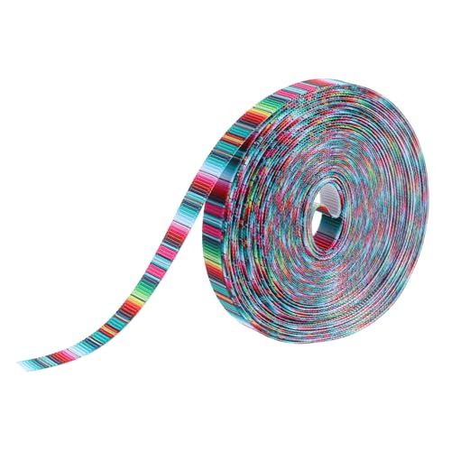 FIXOSHEE Mexikanisches Geschenkband Breit Yards Lang Polyester DIY Schleifenband für Cinco De Mayo Party Dekorationen und Geschenkverpackungen mit Buntem Serape Design FIXOSHEE Mexikanisches Geschenkband Breit Yards Lang Polyester DIY Schleifenband für Cinco De Mayo Party Dekorationen und Geschenkverpackungen mit Buntem Serape Design von FIXOSHEE