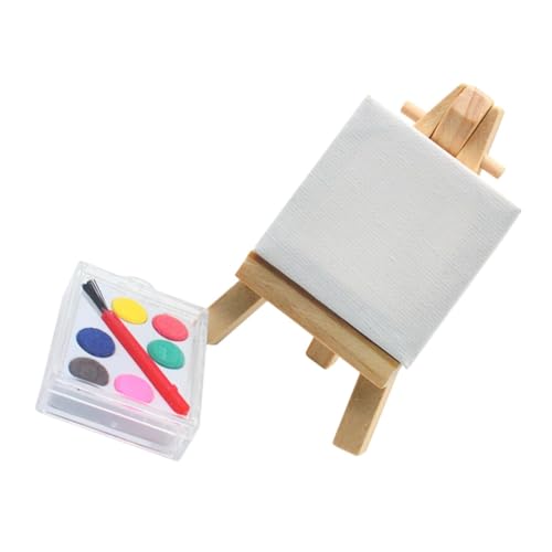 FIXOSHEE Mini Holzstaffelei Realistisches Miniatur Malboard Tragbare Mini Staffelei für Tischdekoration Foto Requisite Dreiteilig Sicher und Vielseitig FIXOSHEE Mini Holzstaffelei Realistisches Miniatur Malboard Tragbare Mini Staffelei für Tischdekoration Foto Requisite Dreiteilig Sicher und Vielseitig von FIXOSHEE