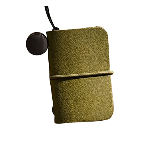 FIXOSHEE Mini Notizbuch Handlich Ölwachsleder Olivegrün Notizheft für Büroangestellte und Schüler Portables Schreibwaren für Schule Homeoffice und Unterwegs FIXOSHEE Mini Notizbuch Handlich Ölwachsleder Olivegrün Notizheft für Büroangestellte und Schüler Portables Schreibwaren für Schule Homeoffice und Unterwegs von FIXOSHEE