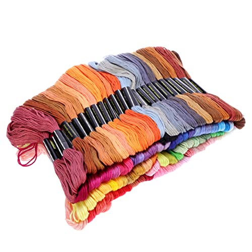 FIXOSHEE Multi Farben Baumwolle Stickgarn Set für Kreuzstich und Stickerei Langlebig mit Strängen Zufällige Farbwahl Zufällige Farbe Zufällige Farbe FIXOSHEE Multi Farben Baumwolle Stickgarn Set für Kreuzstich und Stickerei Langlebig mit Strängen Zufällige Farbwahl Zufällige Farbe Zufällige Farbe von FIXOSHEE