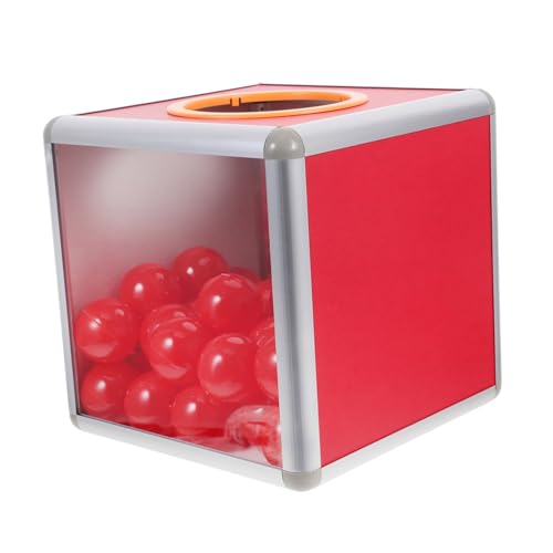 FIXOSHEE Multifunktionale Rote Lotteriebox mit Bällen Vielseitige Aufbewahrungsbox für Spenden Verlosungen Abstimmungen und Veranstaltungseinsätze Einfache Bedienung und Großer FIXOSHEE Multifunktionale Rote Lotteriebox mit Bällen Vielseitige Aufbewahrungsbox für Spenden Verlosungen Abstimmungen und Veranstaltungseinsätze Einfache Bedienung und Großer von FIXOSHEE