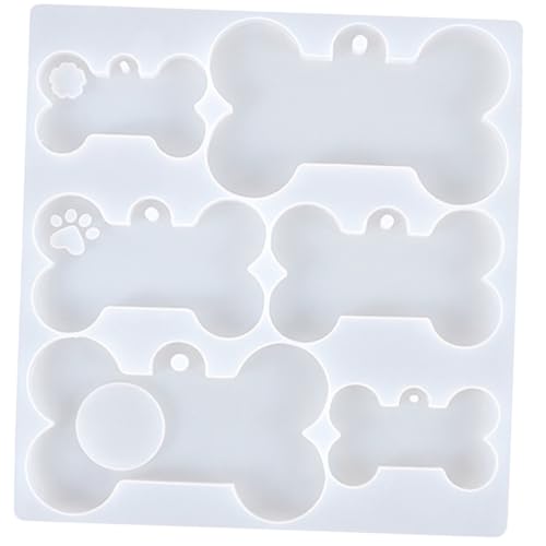 FIXOSHEE Non Stick Silikonform Knochen Anhänger DIY Schmuck Gießform Wiederverwendbar Leicht zu Reinigen Robust für Harz Epoxidharz Resin Basteln von FIXOSHEE