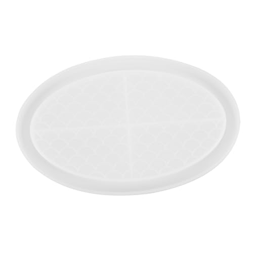 FIXOSHEE Ovales Silikonform für Resin Craft Langlebige Antihaftbeschichtete Epoxidharz Gießform Ovaler Fischschuppen Tablett Mold für DIY Schmuckaufbewahrung und Dekoration Leicht zu FIXOSHEE Ovales Silikonform für Resin Craft Langlebige Antihaftbeschichtete Epoxidharz Gießform Ovaler Fischschuppen Tablett Mold für DIY Schmuckaufbewahrung und Dekoration Leicht zu von FIXOSHEE