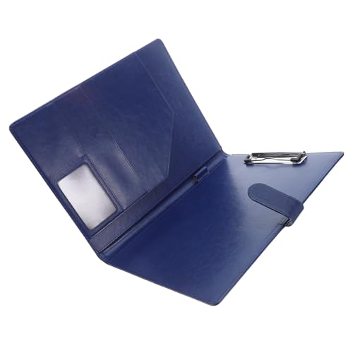 FIXOSHEE PU Portfolio Dokumentenmappe mit Clipboard Multi Fach Schreibmappe mit Stifthalter Leichter Business Organizer für Konferenzen und Büro Legal Pad Halter Robuster PU Aktenordner in von FIXOSHEE