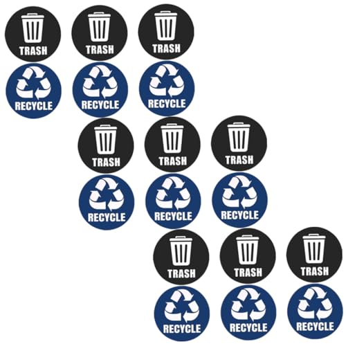 FIXOSHEE PVC Mülltonnenaufkleber Wasserfest Recycling Mülltonnen Sticker Selbstklebende Abfalltrennungsaufkleber für Zuhause Büro Restaurant Fördert Nachhaltige Müllsortierung FIXOSHEE PVC Mülltonnenaufkleber Wasserfest Recycling Mülltonnen Sticker Selbstklebende Abfalltrennungsaufkleber für Zuhause Büro Restaurant Fördert Nachhaltige Müllsortierung von FIXOSHEE