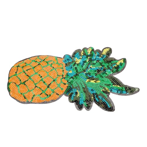 FIXOSHEE Pailletten Ananas Aufnäher zum Aufnähen Bestickter DIY Kleidung Patch Modischer Kleidung Accessoire für Jacken Rucksäcke Taschen und Hüte Großes Farbenfrohes Design FIXOSHEE Pailletten Ananas Aufnäher zum Aufnähen Bestickter DIY Kleidung Patch Modischer Kleidung Accessoire für Jacken Rucksäcke Taschen und Hüte Großes Farbenfrohes Design von FIXOSHEE