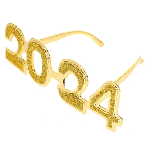 FIXOSHEE Partybrillen Goldene Zahlenbrille Leicht und Bequem für Silvesterfest Karneval Fasching und Geburtstagsfeier Unisex Spaßbrille für Erwachsene FIXOSHEE Partybrillen Goldene Zahlenbrille Leicht und Bequem für Silvesterfest Karneval Fasching und Geburtstagsfeier Unisex Spaßbrille für Erwachsene von FIXOSHEE