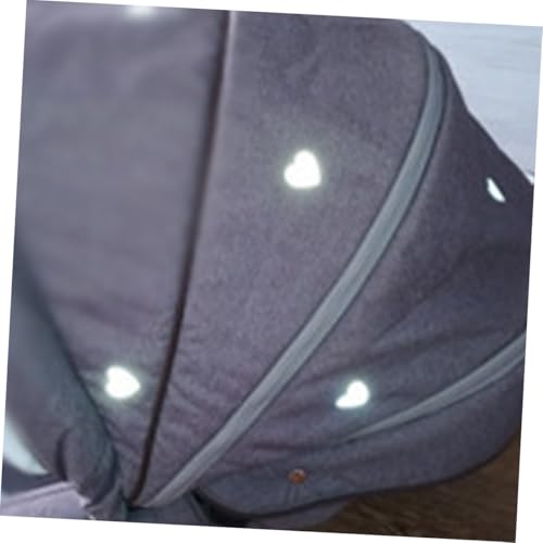 FIXOSHEE Reflektierendes Aufbügelband Herzform Wärmeübertragungsfolie DIY Textilien Kleidung Schuhe Basteln Flexibel Sicher Anwenden von FIXOSHEE