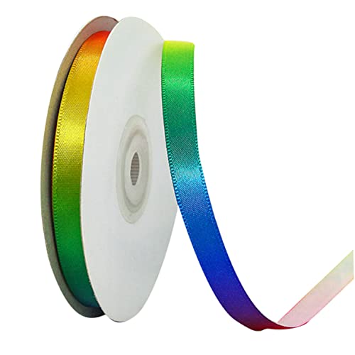FIXOSHEE Regenbogen Farbverlauf Geschenkband Hochdichtes Polyesterband für Geschenkverpackung DIY Basteln Dekoration Geburtstagsgeschenke und Kuchenverzierung FIXOSHEE Regenbogen Farbverlauf Geschenkband Hochdichtes Polyesterband für Geschenkverpackung DIY Basteln Dekoration Geburtstagsgeschenke und Kuchenverzierung von FIXOSHEE