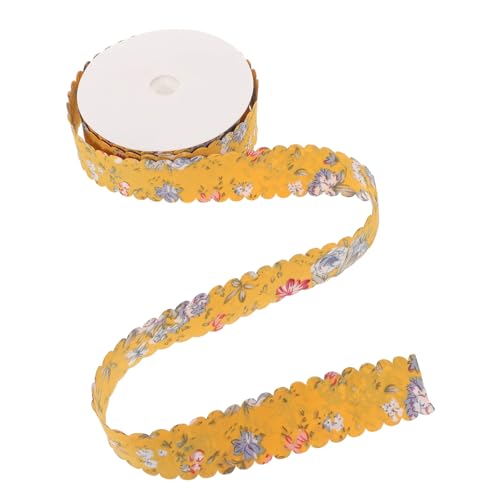 FIXOSHEE Retro Stil Besticktes Blumenmuster Band Yards Vintage Stoffband für Diy Kleidung Dekoration Haarschleifen Hut Accessoires Robustes und Komfortables Material von FIXOSHEE