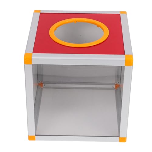 FIXOSHEE Rote Quadratische Raffle Ticket Box Transparente Front Große Kapazität Einfache mit Schrauben und Schraubendreher Robustes Aluminium Gehäuse für Spendenaktionen und Partys FIXOSHEE Rote Quadratische Raffle Ticket Box Transparente Front Große Kapazität Einfache mit Schrauben und Schraubendreher Robustes Aluminium Gehäuse für Spendenaktionen und Partys von FIXOSHEE