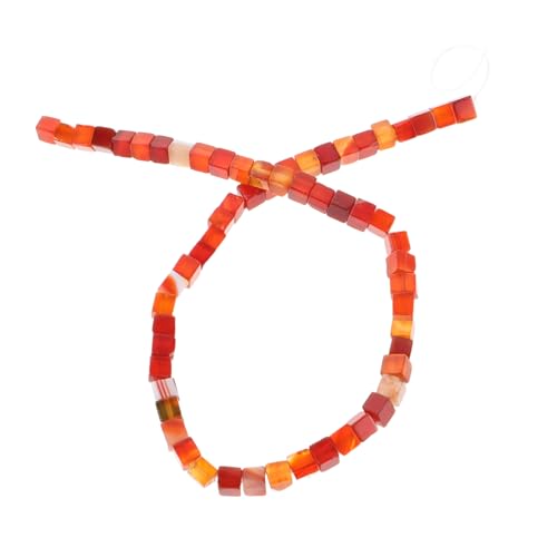FIXOSHEE Roter Würfel Abstandshalter Perlen Für Schmuckherstellung DIY Armbänder Halsketten Basteln von FIXOSHEE