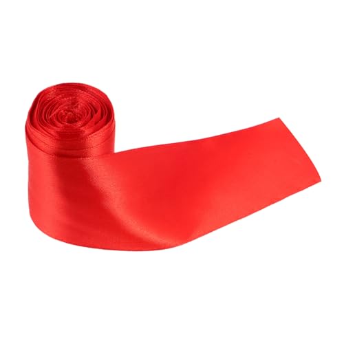 FIXOSHEE Rotes Polyester Satinband Abschlussband Laufband für Marathon Sprint Wettkampf Outdoor Sportveranstaltungen Langlebiges Finish Seil von FIXOSHEE