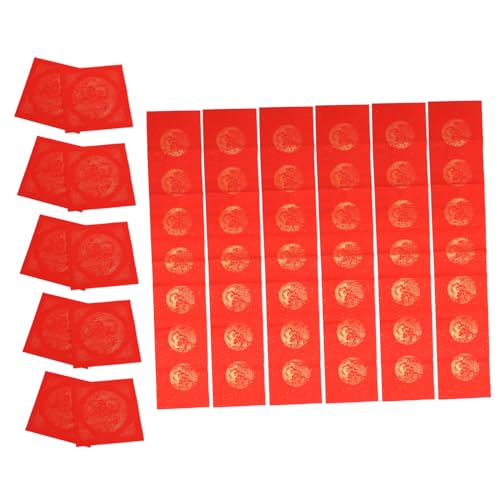 FIXOSHEE Rotes Xuan Papier Teiliges Dickeres Blanko Zeichen Frühlingscouplet Papier mit Doufang Blättern Chinesisches Kalligraphie für Frühlingsfest und Festdekoration FIXOSHEE Rotes Xuan Papier Teiliges Dickeres Blanko Zeichen Frühlingscouplet Papier mit Doufang Blättern Chinesisches Kalligraphie für Frühlingsfest und Festdekoration von FIXOSHEE