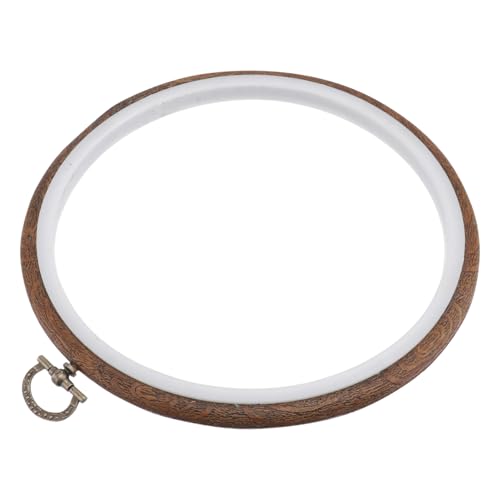 FIXOSHEE Runder Stickrahmen Vintage Stil Dekorativer Stickbügel für DIY Handarbeiten Stabiles Nähzubehör für Wanddeko und Kreative Bastelprojekte zu Hause von FIXOSHEE