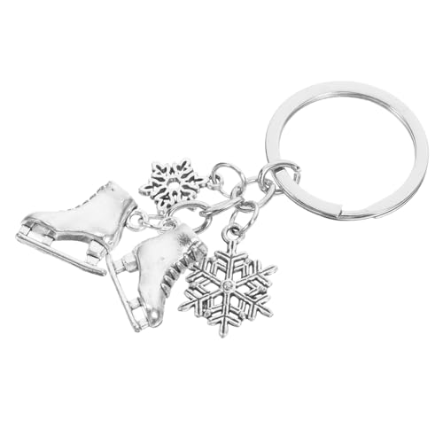FIXOSHEE Schlittschuh Schlüsselanhänger Schneeflocke Winter Sports Fans Modischer Bag Pendant Vielseitig Leicht Tragbar für Snowboarder und Eisläufer FIXOSHEE Schlittschuh Schlüsselanhänger Schneeflocke Winter Sports Fans Modischer Bag Pendant Vielseitig Leicht Tragbar für Snowboarder und Eisläufer von FIXOSHEE