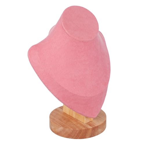 FIXOSHEE Schmuckständer Halsketten displayhalter mit Holzsockel Multifunktionaler Schmuckbüste für Ketten und Anhänger Platzsparender Rosa Mannequin Schmuckhalter Stilvolles Geschenk für FIXOSHEE Schmuckständer Halsketten displayhalter mit Holzsockel Multifunktionaler Schmuckbüste für Ketten und Anhänger Platzsparender Rosa Mannequin Schmuckhalter Stilvolles Geschenk für von FIXOSHEE