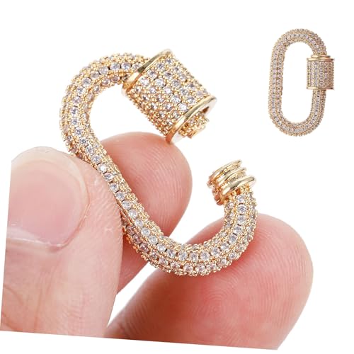 FIXOSHEE Schmuckverschluss für Premium DIY Connector Clasp Gold Langlebig und Praktisch für Schmuckgestaltung nicht Leicht zu Verblassen von FIXOSHEE