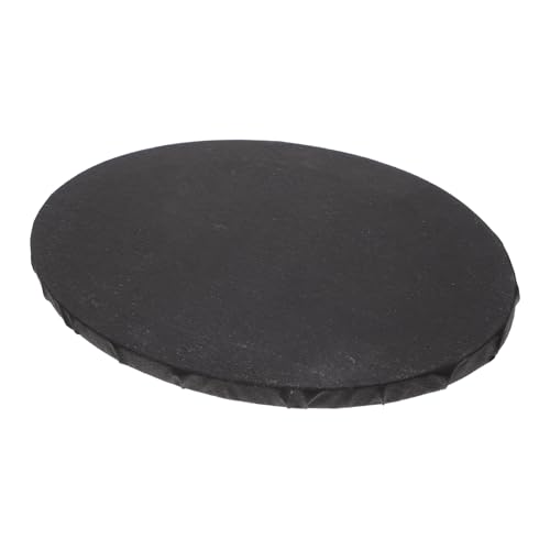FIXOSHEE Schwarze Ovale DIY Leinwand mit Stabilem Holzrahmen Gespannte Malfläche für Öl Acrylfarben Kreative Bastel Malkunst für Anfänger und Hobbymaler von FIXOSHEE