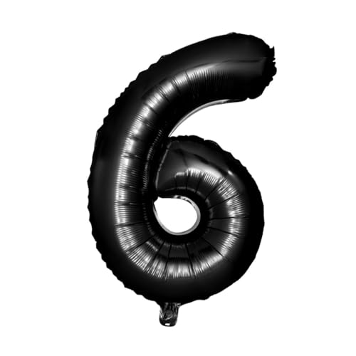 FIXOSHEE Schwarze Zahlenballons mit Jumbo Folienballons für Geburtstagsfeier Dekoration Selbstsiegelnd Wiederverwendbar für Party und Jubiläum FIXOSHEE Schwarze Zahlenballons mit Jumbo Folienballons für Geburtstagsfeier Dekoration Selbstsiegelnd Wiederverwendbar für Party und Jubiläum von FIXOSHEE