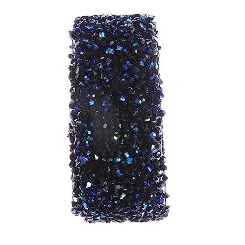 FIXOSHEE Schwarzer und Blauer Strass Gürtelbesatz für Brautkleider Selbstklebendes Diamant Mesh Band für Hochzeitsdeko und Bastelprojekte FIXOSHEE Schwarzer und Blauer Strass Gürtelbesatz für Brautkleider Selbstklebendes Diamant Mesh Band für Hochzeitsdeko und Bastelprojekte von FIXOSHEE