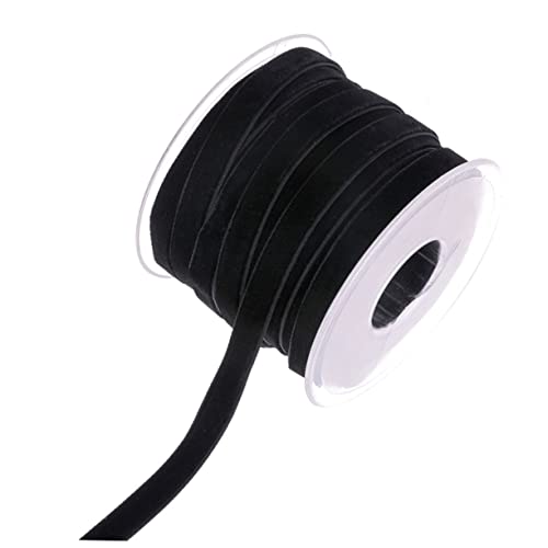 FIXOSHEE Schwarzes Samtband Geschenkband für Geschenkverpackung DIY Plüschband Samtiges Flockband Dekoratives Schleifenband für Zuhause und Basteln FIXOSHEE Schwarzes Samtband Geschenkband für Geschenkverpackung DIY Plüschband Samtiges Flockband Dekoratives Schleifenband für Zuhause und Basteln von FIXOSHEE