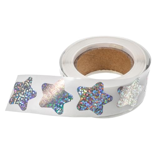 FIXOSHEE Selbstklebende Wasserdichte Holografische Sternaufkleber für Kleinen Reflektierenden Sternen als Belohnung Geschenkdeko und DIY Accessoire FIXOSHEE Selbstklebende Wasserdichte Holografische Sternaufkleber für Kleinen Reflektierenden Sternen als Belohnung Geschenkdeko und DIY Accessoire von FIXOSHEE
