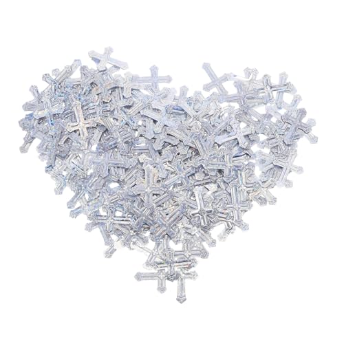 FIXOSHEE Silber Glitter Kreuz Tischkonfetti Faderesistente Dekoration für Taufe Kommunion Hochzeit Babyparty Vielseitiges Partyzubehör FIXOSHEE Silber Glitter Kreuz Tischkonfetti Faderesistente Dekoration für Taufe Kommunion Hochzeit Babyparty Vielseitiges Partyzubehör von FIXOSHEE