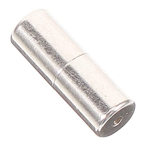 FIXOSHEE Silber Schraubverschluss für Schmuck DIY Kleines Rundes Perlen Endstück Gold Beschichtet Langlebiger Schmuckverschluss für Halsketten und Armbänder Zubehör für Schmuckherstellung von FIXOSHEE