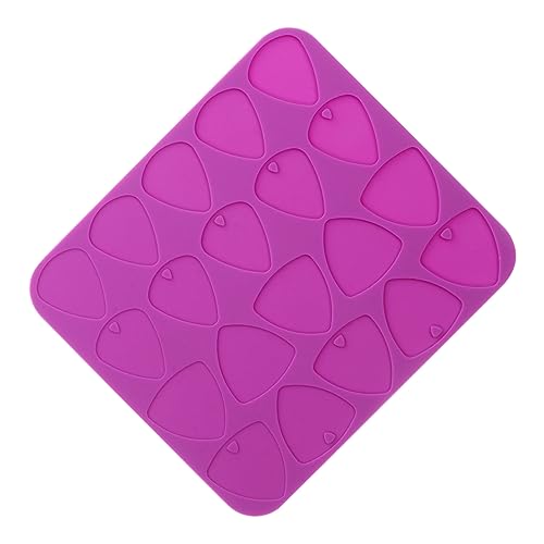 FIXOSHEE Silikon Gitarren Pick Form DIY Epoxidharz Gießformen Wiederverwendbar mit Spiegeloberfläche für Kreative Bastelprojekte für und Designs von FIXOSHEE