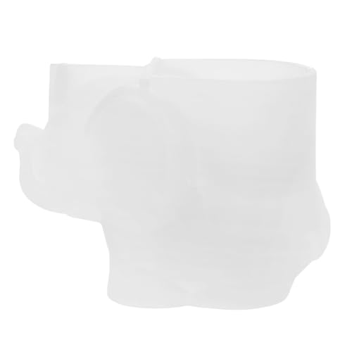 FIXOSHEE Silikonform Elefant DIY Gießform für Epoxidharz Basteln Makeup Schwamm Aufbewahrung Flexible Geruchslose Form für Handgemachte Seife und Tonornamente von FIXOSHEE